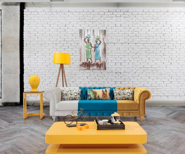 Renkli mobilyalarla 10 muhteşem yaşam alanı