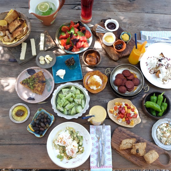 Hacımemiş'te kahvaltı keyfi