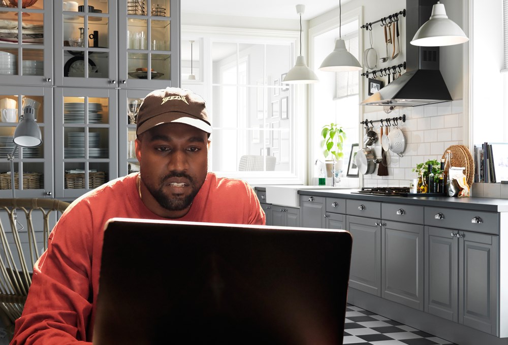 Kanye West'in yeni hedefi Ikea!