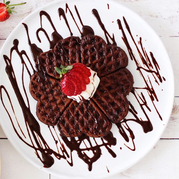 Çikolatalı waffle tarifi