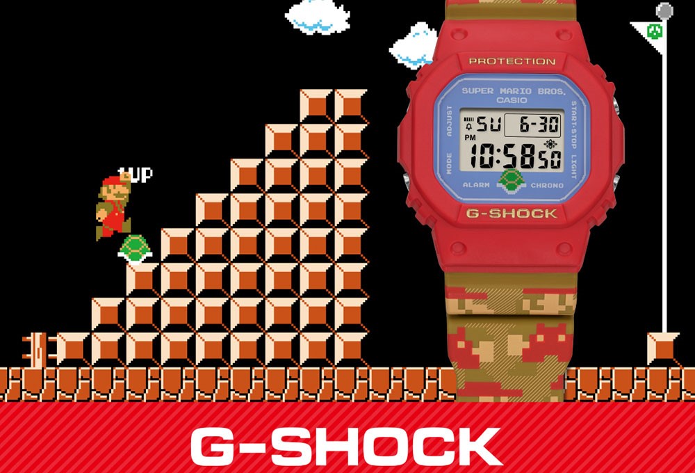 G-Shock ve Super Mario, ‘Asla pes etme’ diyor