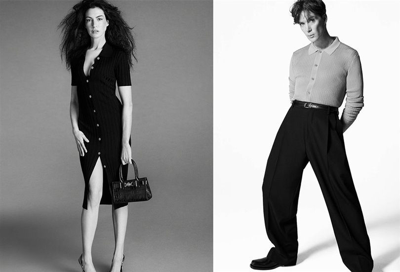 Versace Icons kampanyasının son yıldızları Anne Hathaway ve Cillian Murphy