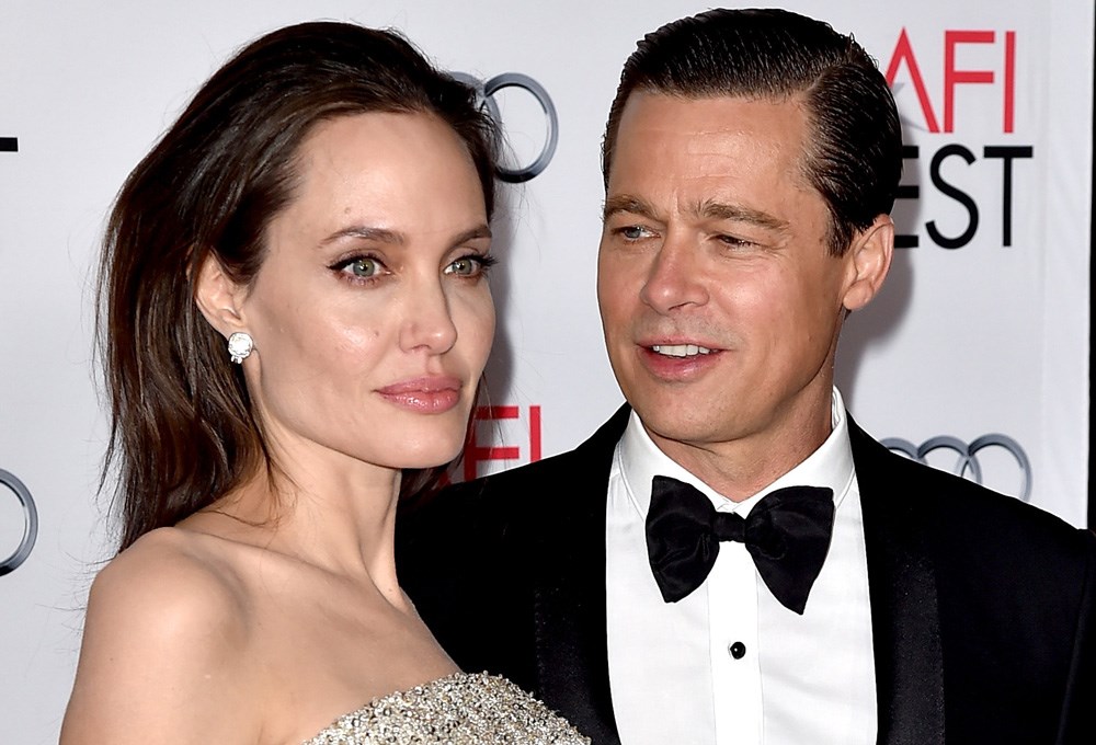 'Brangelina' kamera karşısında 