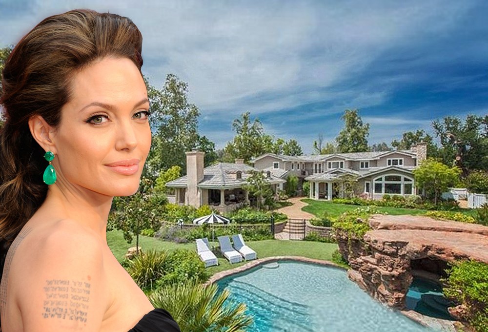 Angelina Jolie'nin gözlerden uzak yeni evi