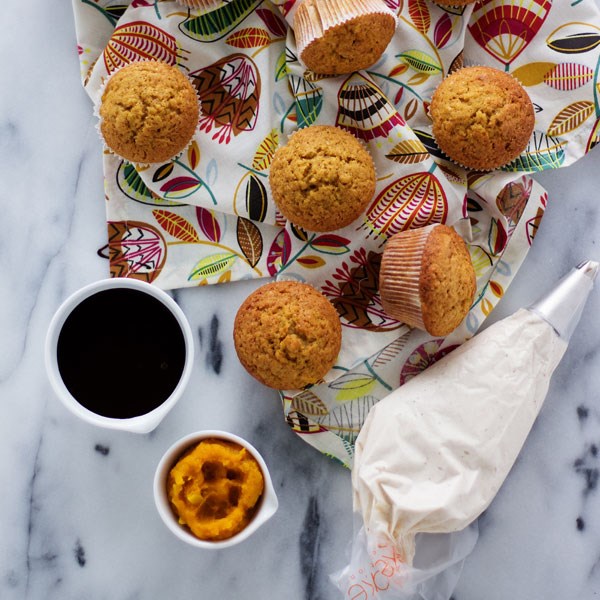 Balkabaklı çikolatalı cupcake