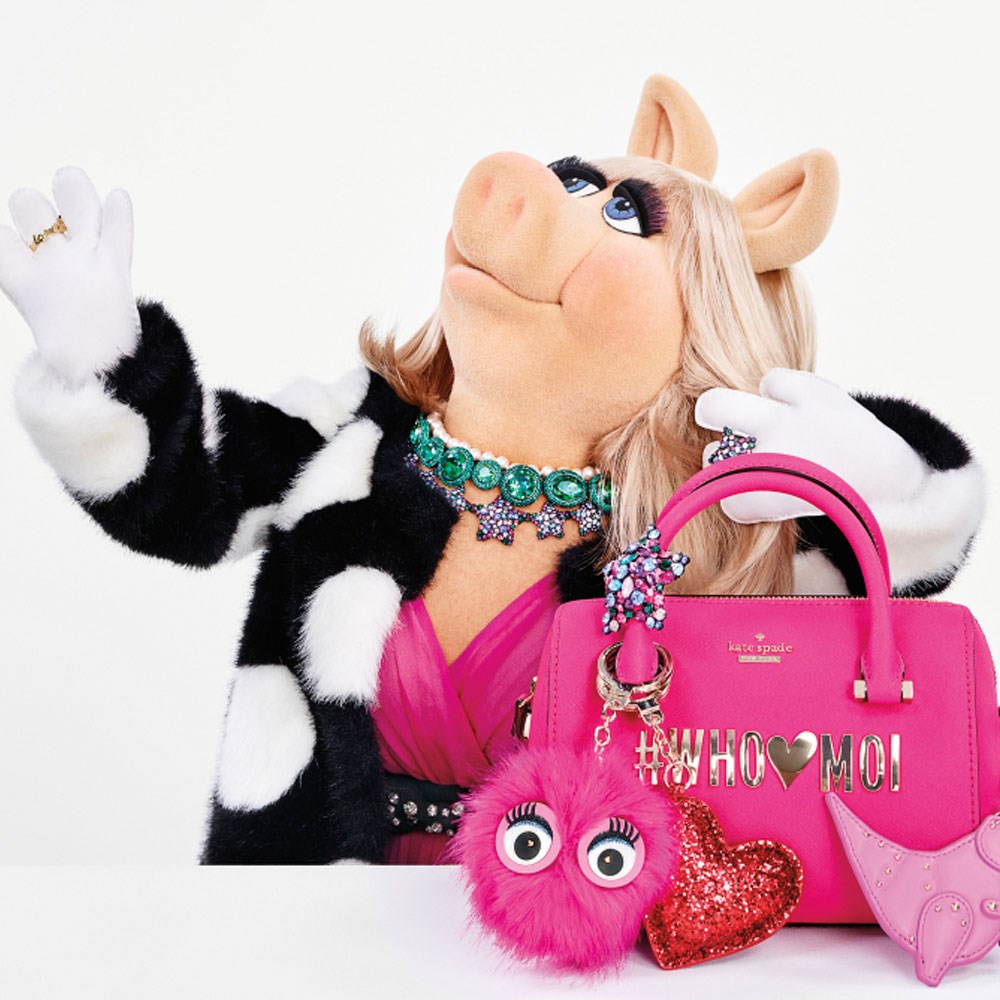 Kate Spade'in yeni yüzü Miss Piggy!