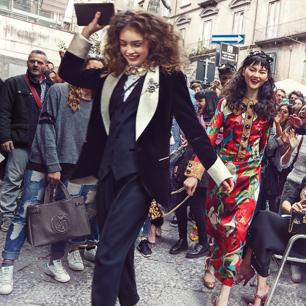 Dolce&Gabbana Napoli sokaklarında