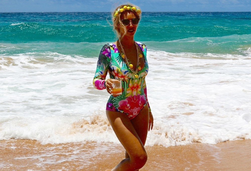 Beyonce'den tatil stili