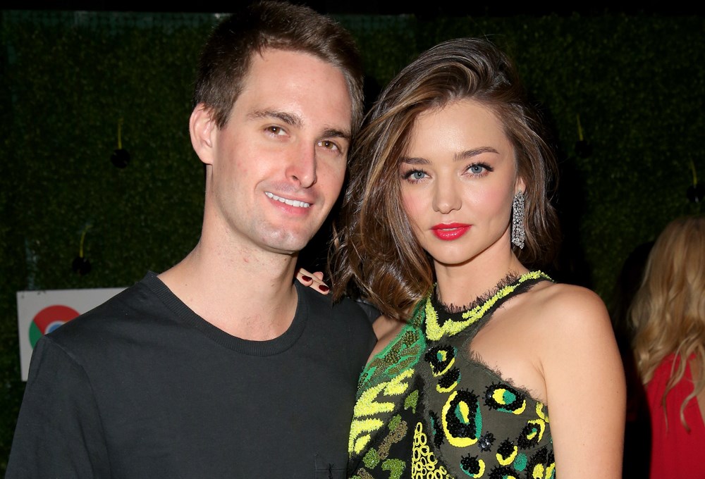 Miranda Kerr Snapchat'in kurucusuyla evleniyor