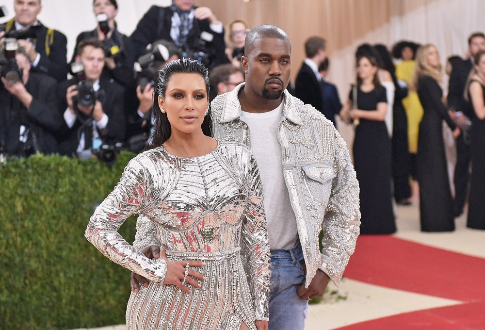 Kanye West Balmain kampanyasında