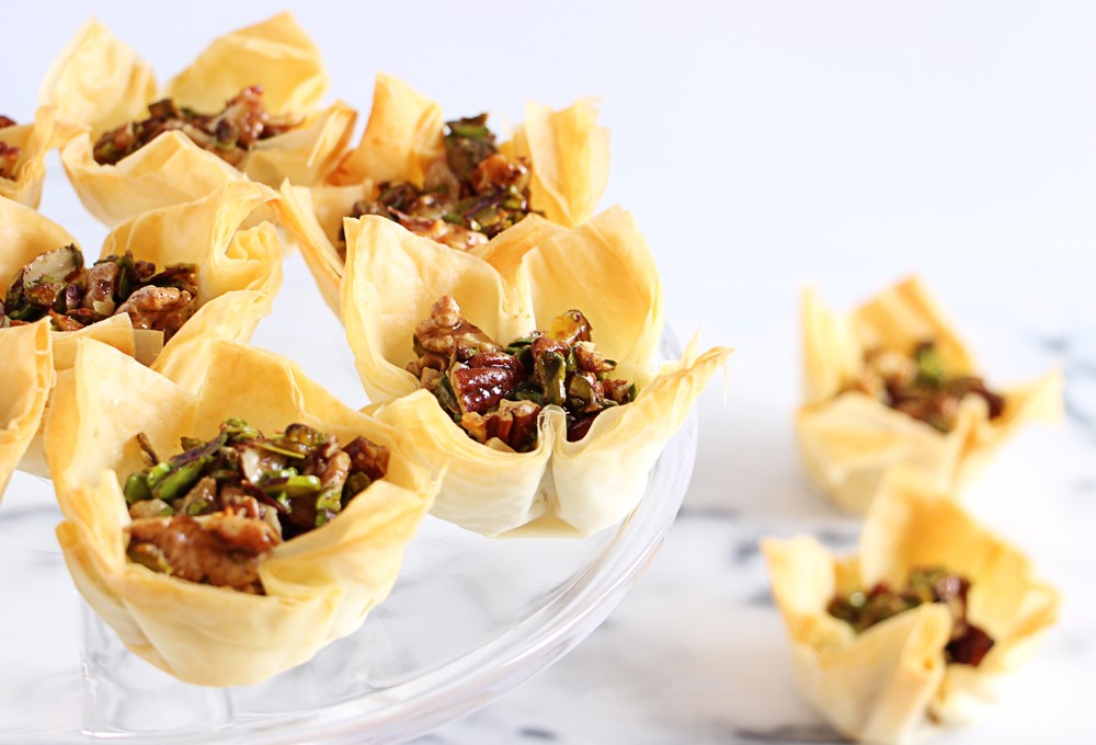 Pratik bayram tatlısı: Mini baklava kapları