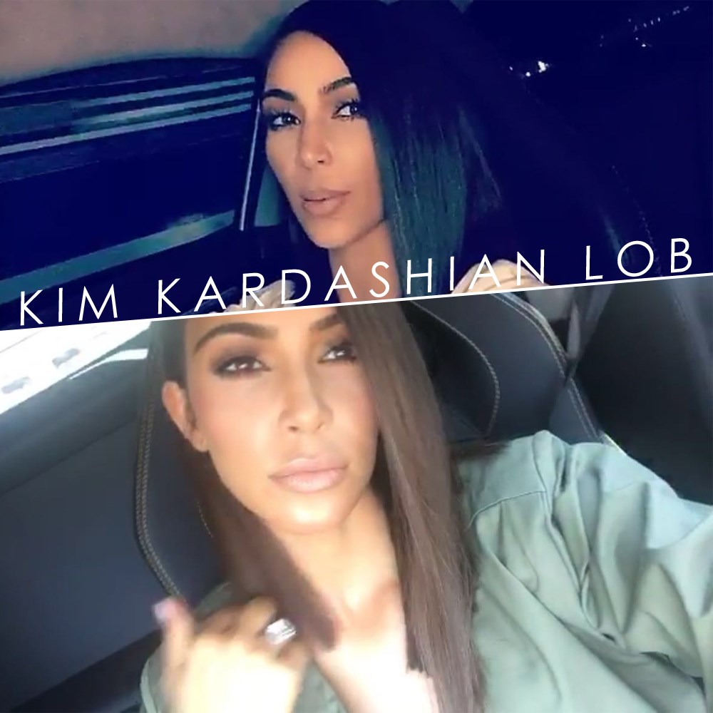 Kim Kardashian da lob kesim modasına uyum sağladı