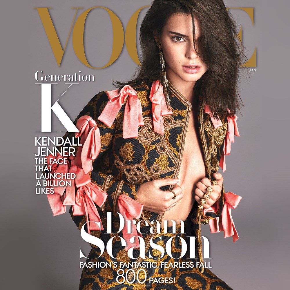 Kendall Jenner Vogue kapağında