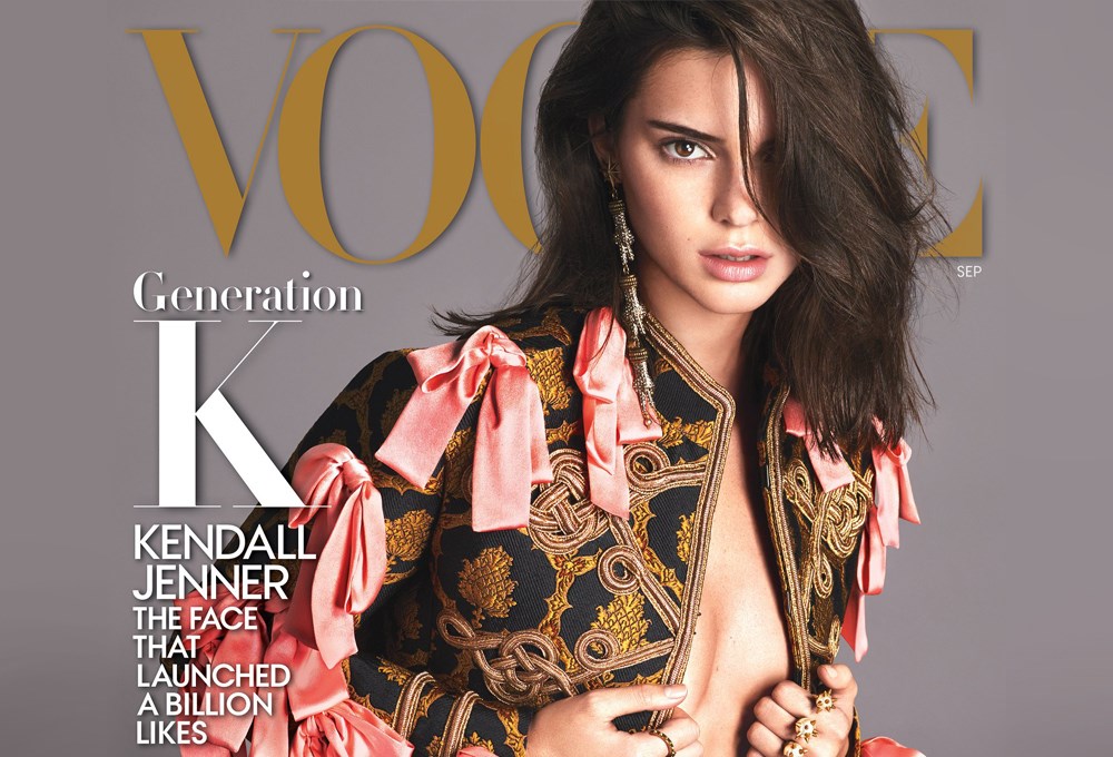 Kendall Jenner Vogue kapağında