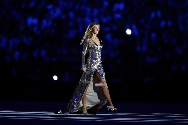 Gisele Bündchen'den olimpiyat ışıltısı 