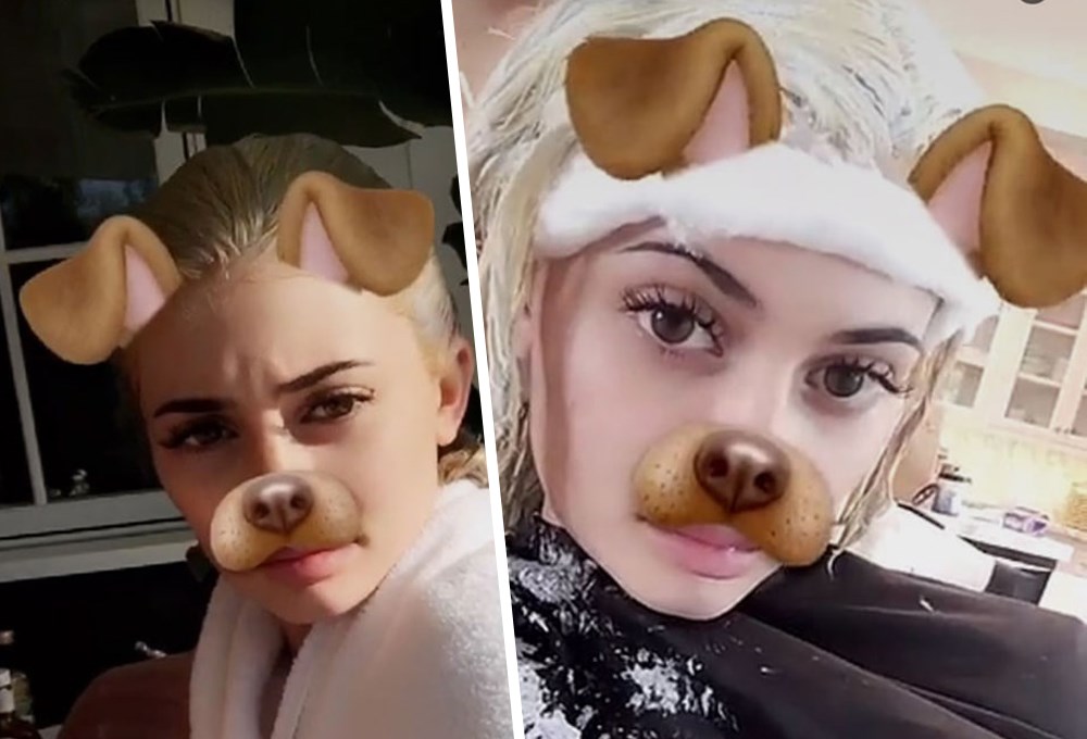 Kylie Jenner yeniden sarışın