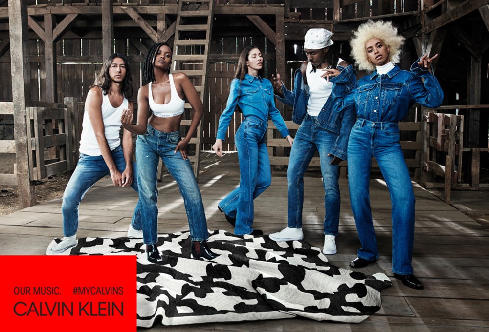 Calvin Klein için bir araya geldiler