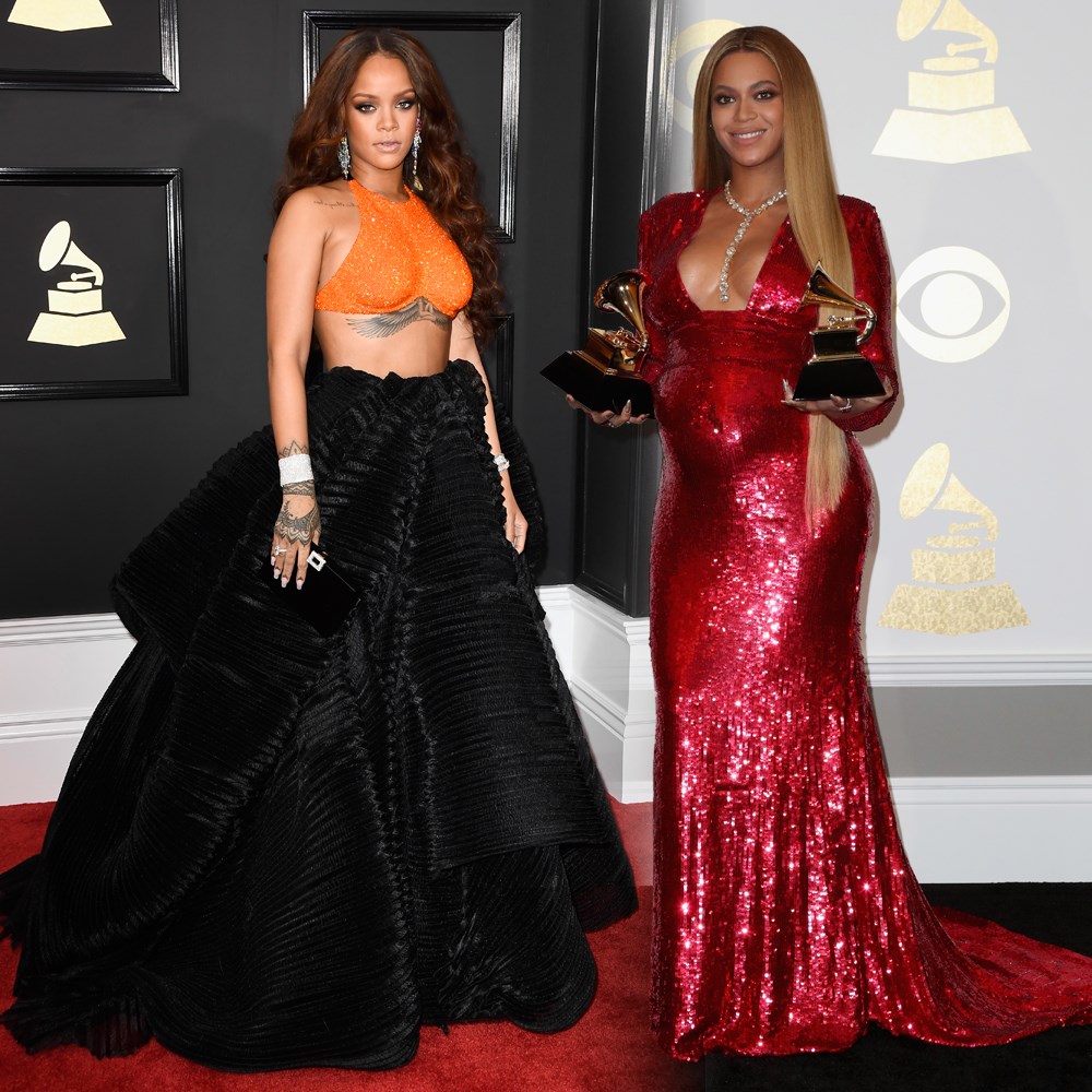 Grammy'den en çarpıcı kırmızı halı stilleri