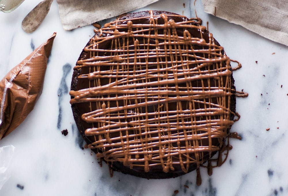 Çikolatalı fıstık ezmeli brownie