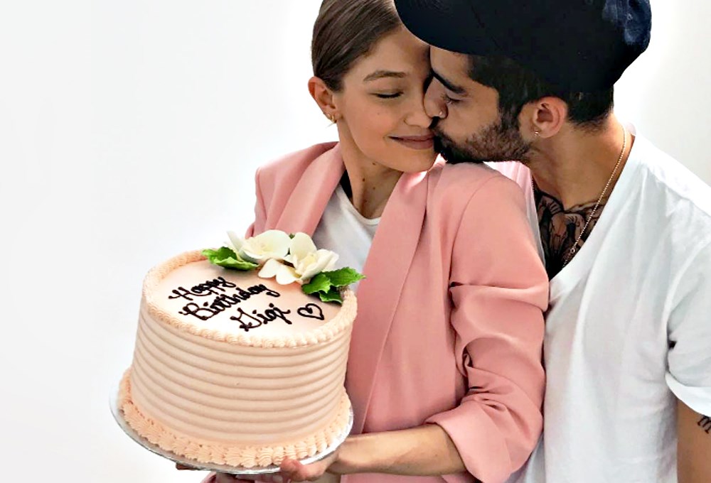 Gigi Hadid'e romantik kutlama