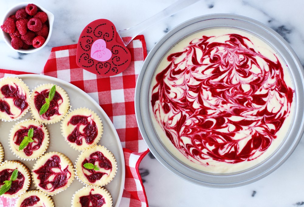 Frambuazlı cheesecake cupcake