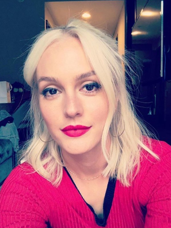 Leighton Meester'ın inanılmaz saç değişimi