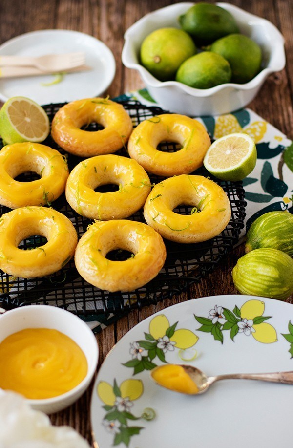 Limonlu donut yapımı