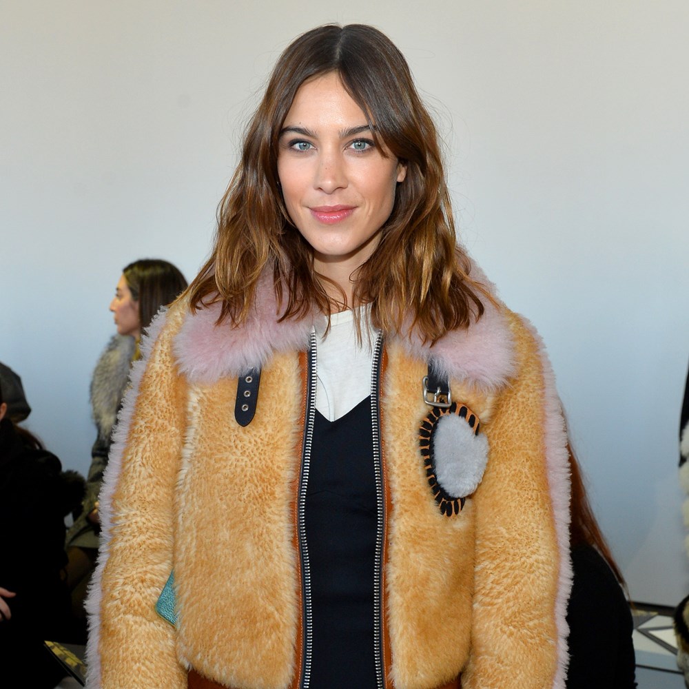 Alexa Chung Londra Moda Haftası'nda