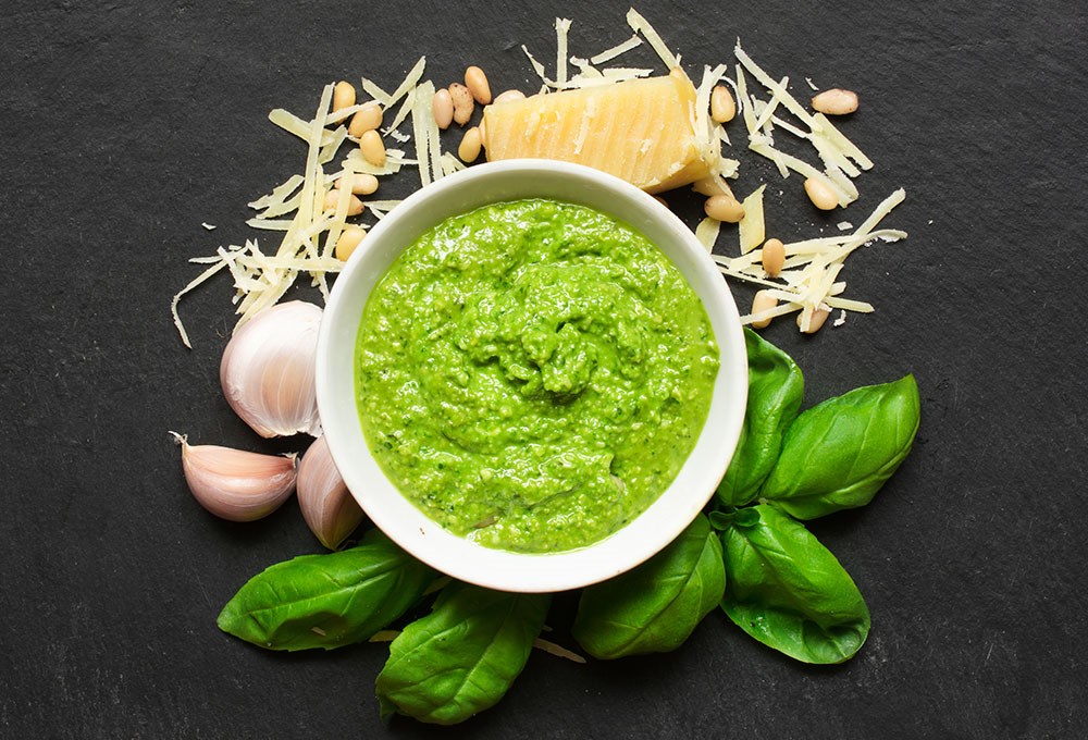 Diyet Pesto Sos Tarifi