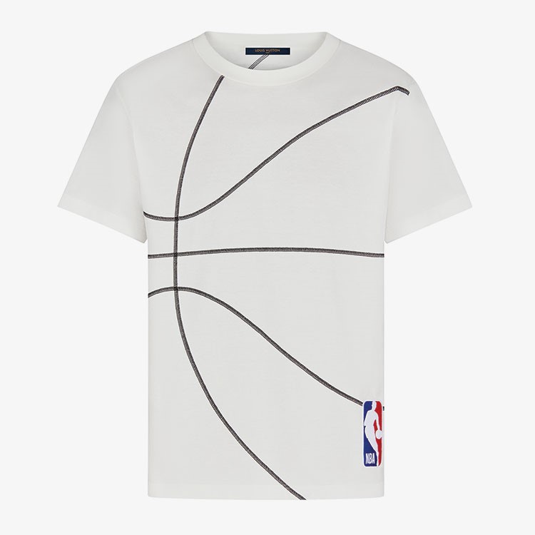 Louis Vuitton NBA t-shirt LV Virgil VL x NBA T-Shirt LV x NBA L size mens