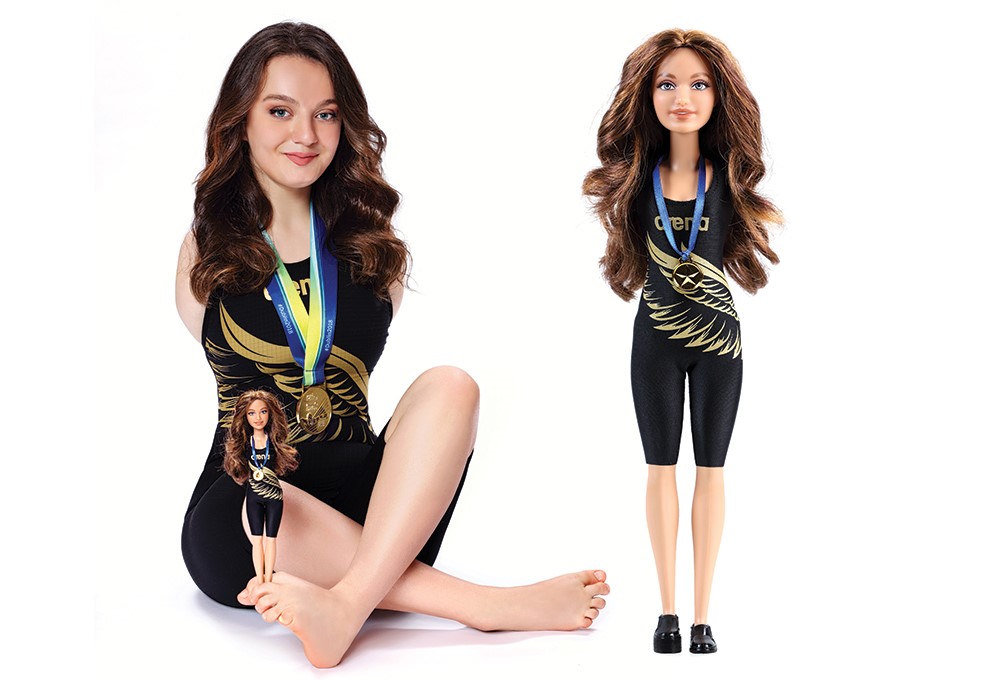 Milli yüzücü Sümeyye Boyacı Türkiye'nin Barbie rol modeli seçildi