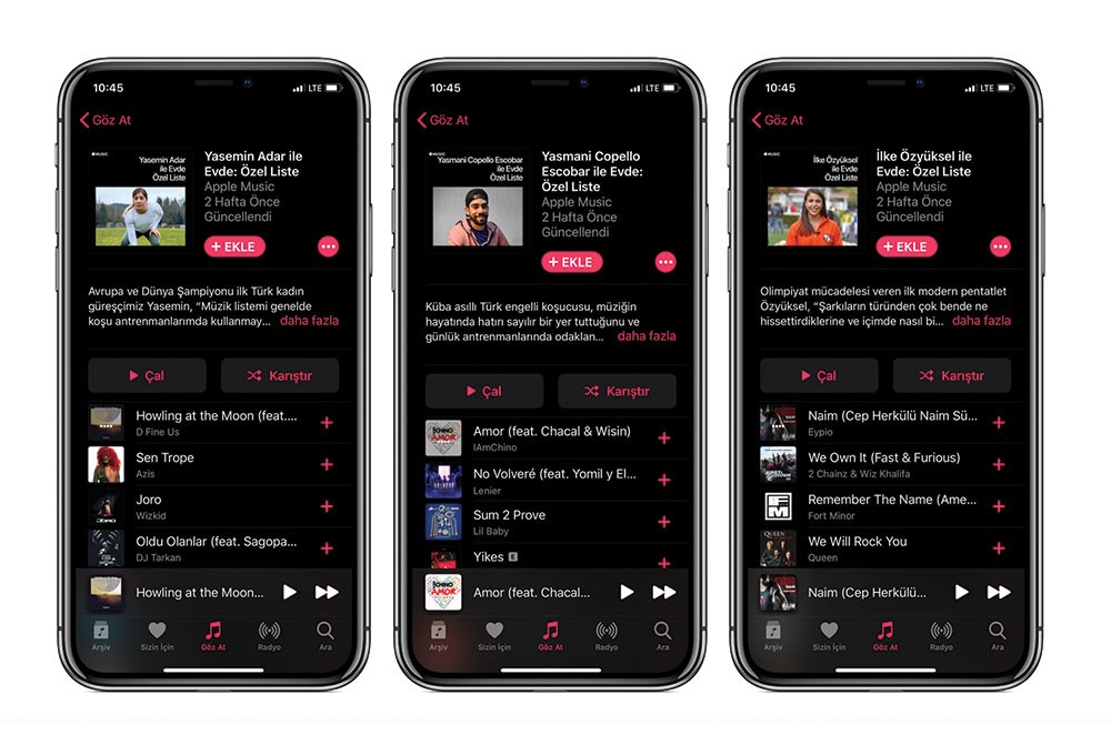 Apple Music 19 Mayıs Gençlik ve Spor Bayramı'nı milli atletlerle kutluyor