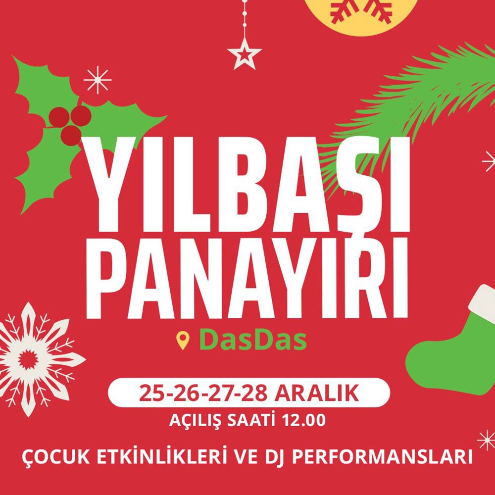 DasDas yeni yılı Yılbaşı Panayırı ile karşılıyor