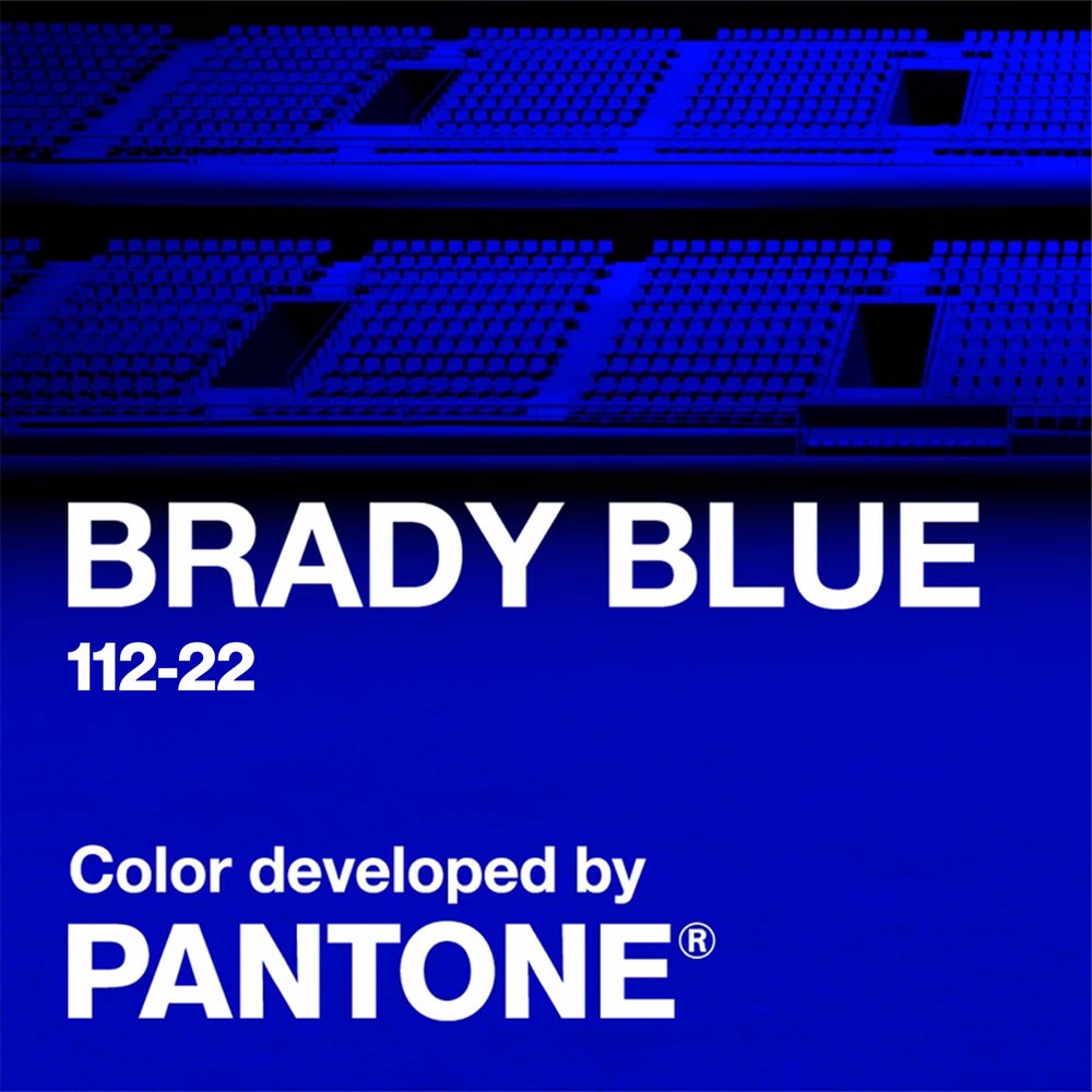 Pantone’den Brady’ye özel renk: Brady Blue