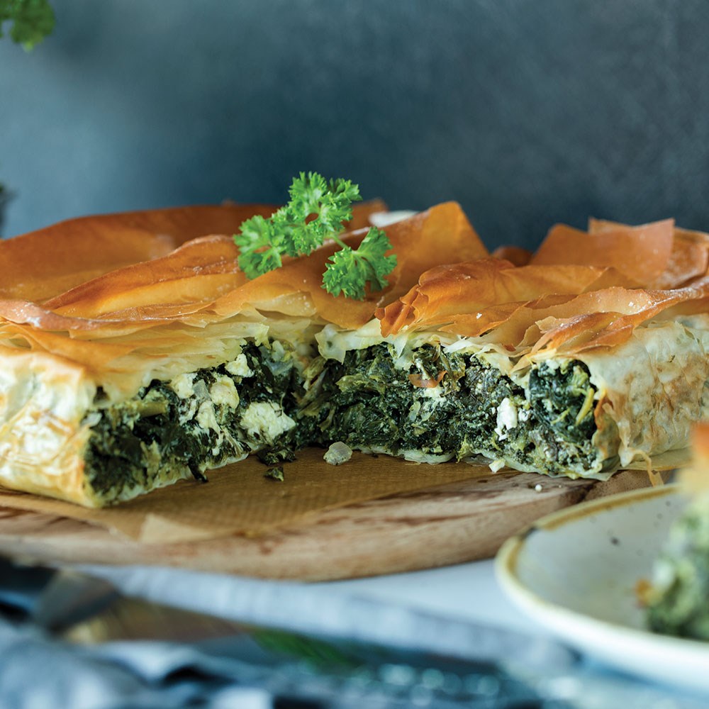 Baklava yufkasından otlu börek tarifi