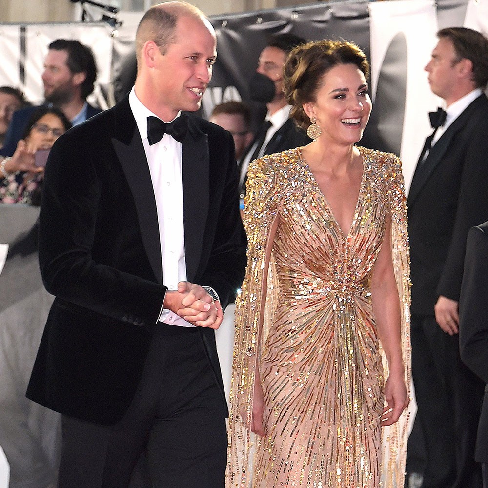 Prens William ve Kate Middleton, No Time to Die filminin galasına katıldı 