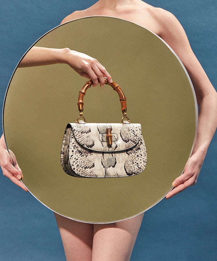 Gucci’nin ikonik Bamboo çantası yenilendi ve sanat eserine dönüştü