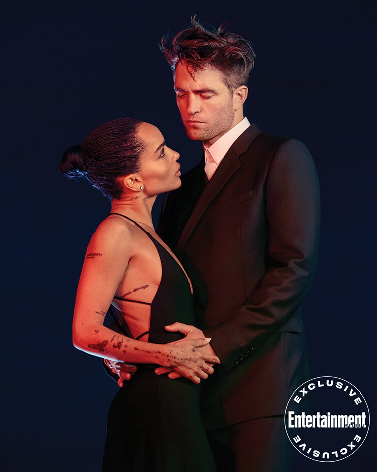 ‘The Batman’in yıldızları Robert Pattinson ve Zoe Kravitz, Entertainment Weekly için poz verdi