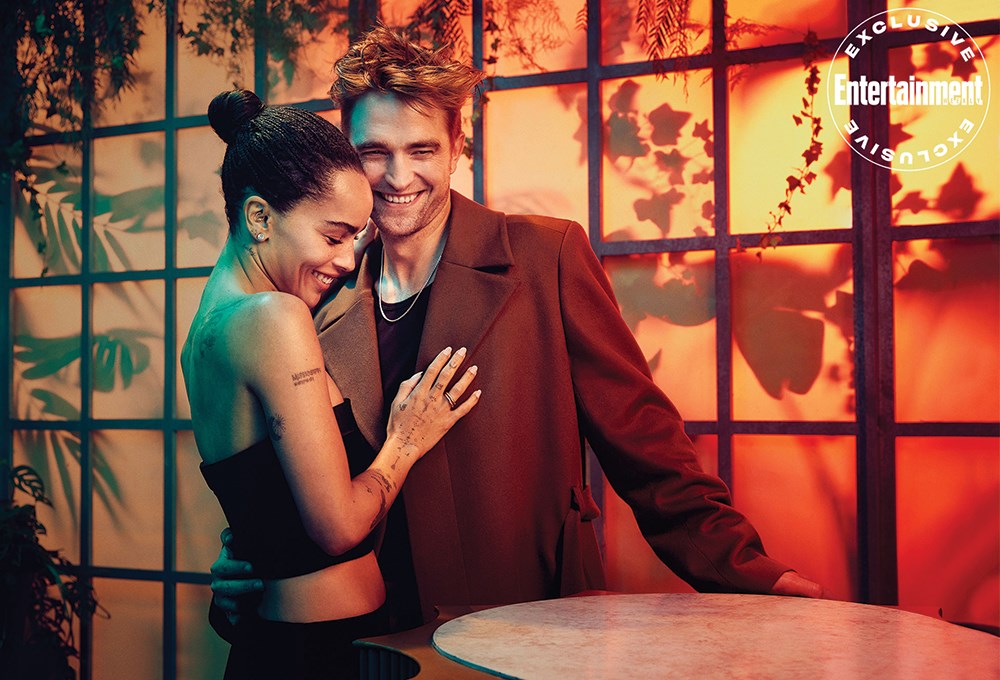 ‘The Batman’in yıldızları Robert Pattinson ve Zoe Kravitz, Entertainment Weekly için poz verdi