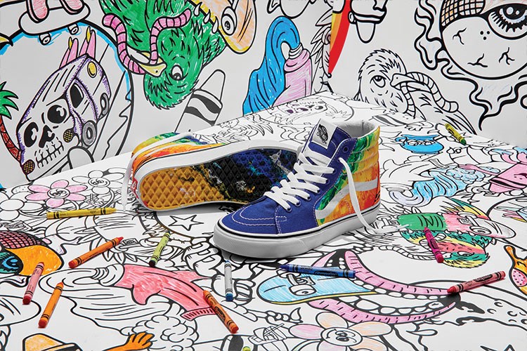 Vans ve Crayola, yaratıcılığı eğlenceli bir koleksiyonla kutluyor