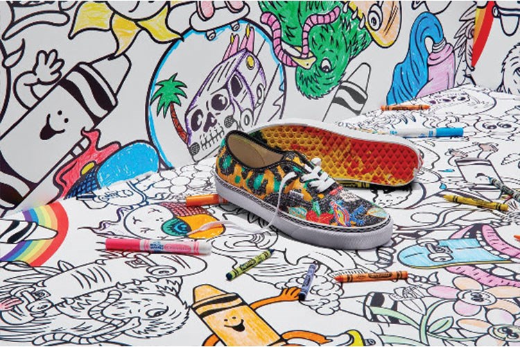 Vans ve Crayola, yaratıcılığı eğlenceli bir koleksiyonla kutluyor