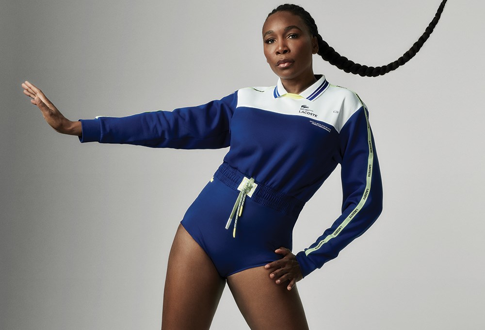 Lacoste'un spor giyim koleksiyonunu ünlü tenisçi Venus Williams tanıtıyor