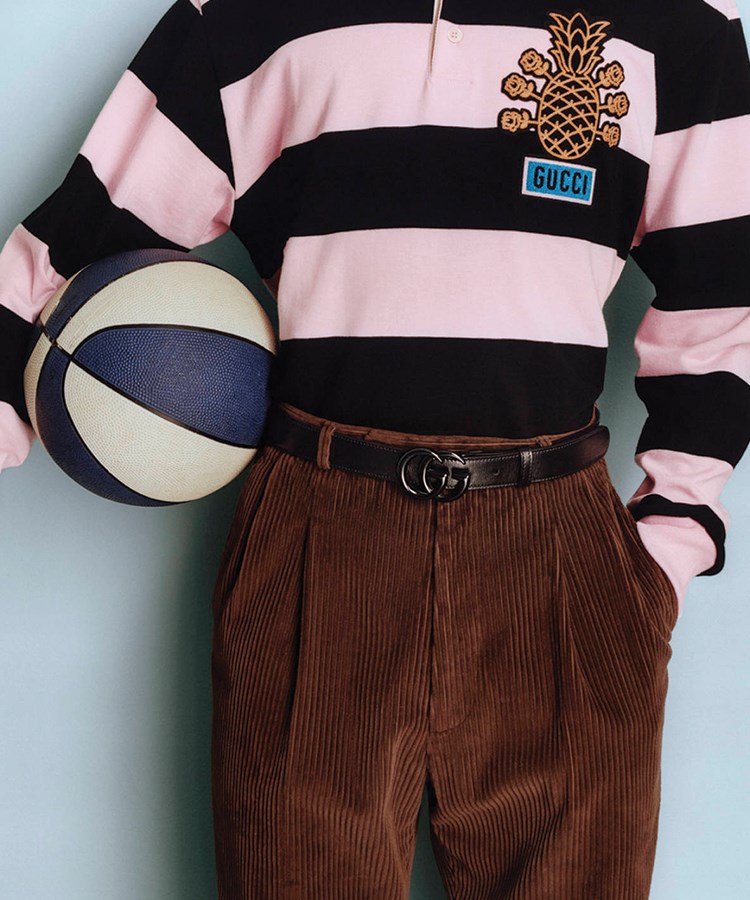 Gucci’den erkekler için renkli ve neşeli ananas koleksiyonu
