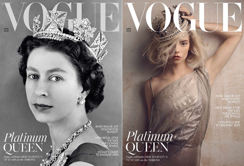 Kraliçe ilk kez Vogue dergisine kapak oldu