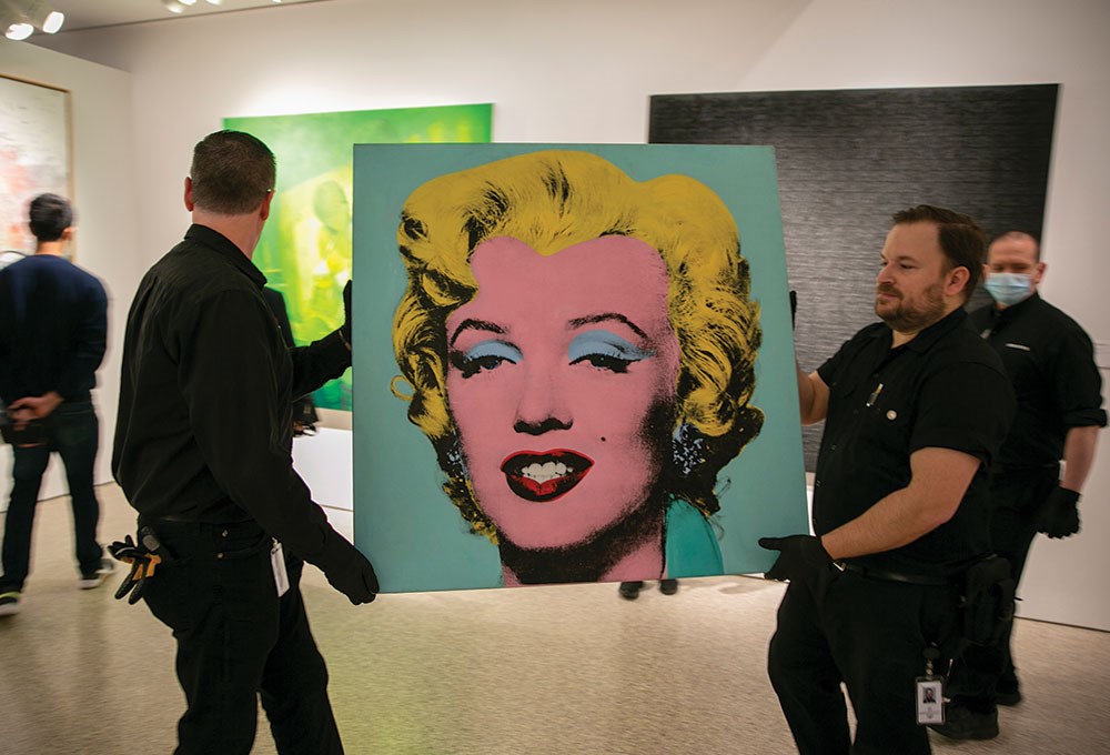 Andy Warhol'un Marilyn Monroe tablosu 195 milyon dolara satıldı!