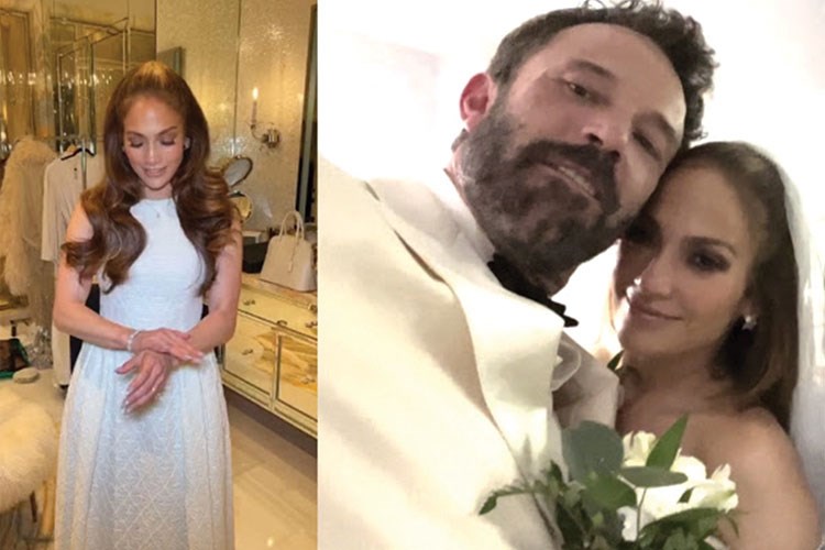 Jennifer Lopez ile Ben Affleck evlendi!