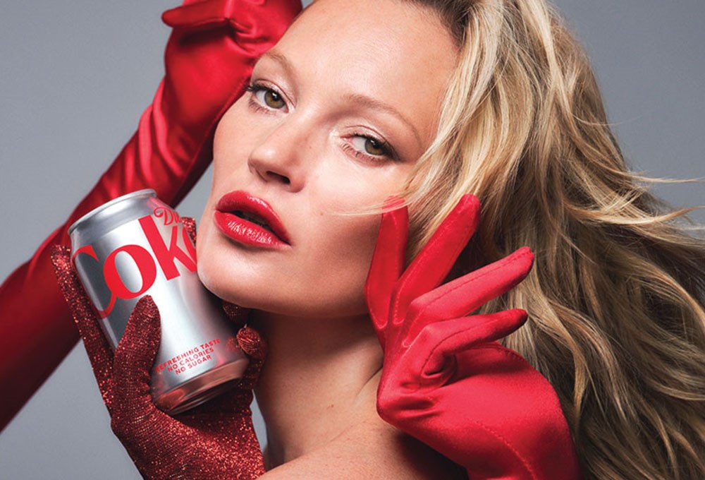Kate Moss, Diet Coke'un yeni yaratıcı direktörü oldu