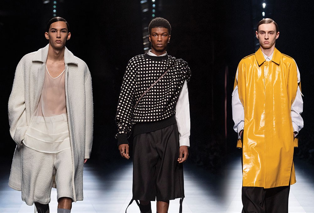 Dior Erkek Kış 2023-2024 Koleksiyonu’nda kıyafetler dönüşüme uğruyor