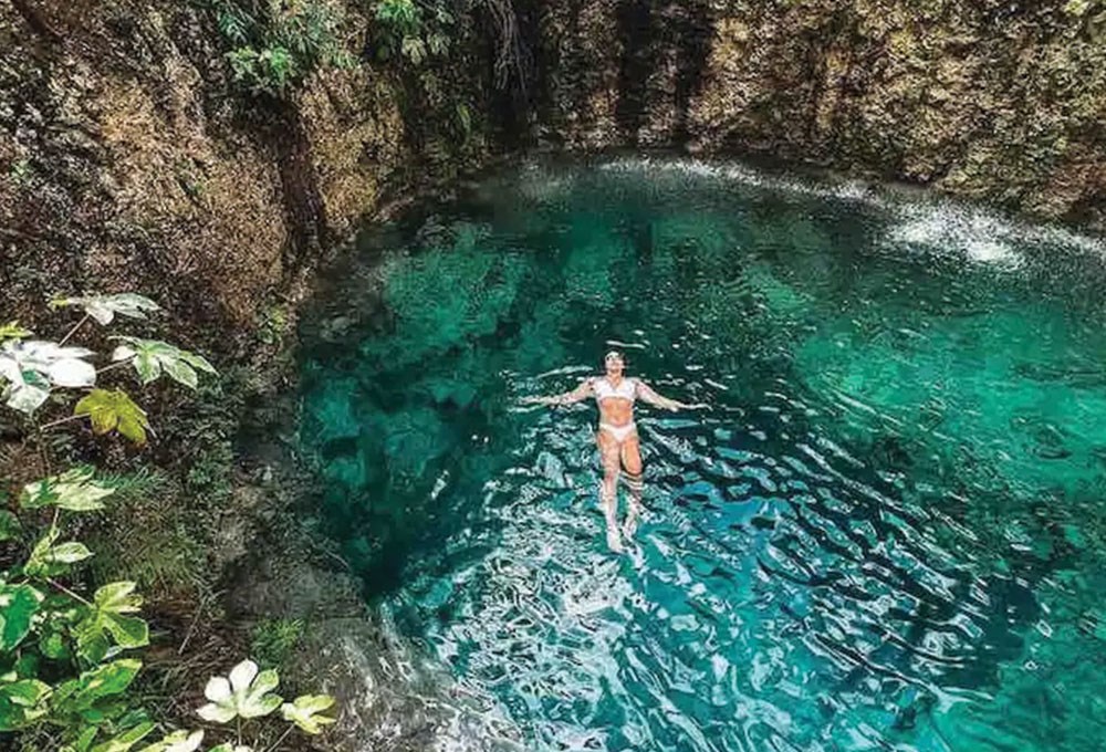 Tatilinizi Meksika’da kendi doğal düden havuzu olan bir evde geçirmeye ne dersiniz?