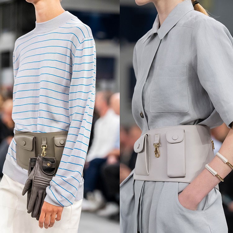 Tod’s'un İlkbahar-Yaz 2024 koleksiyonunda yer alan yeni kemerler çanta görevi görüyor